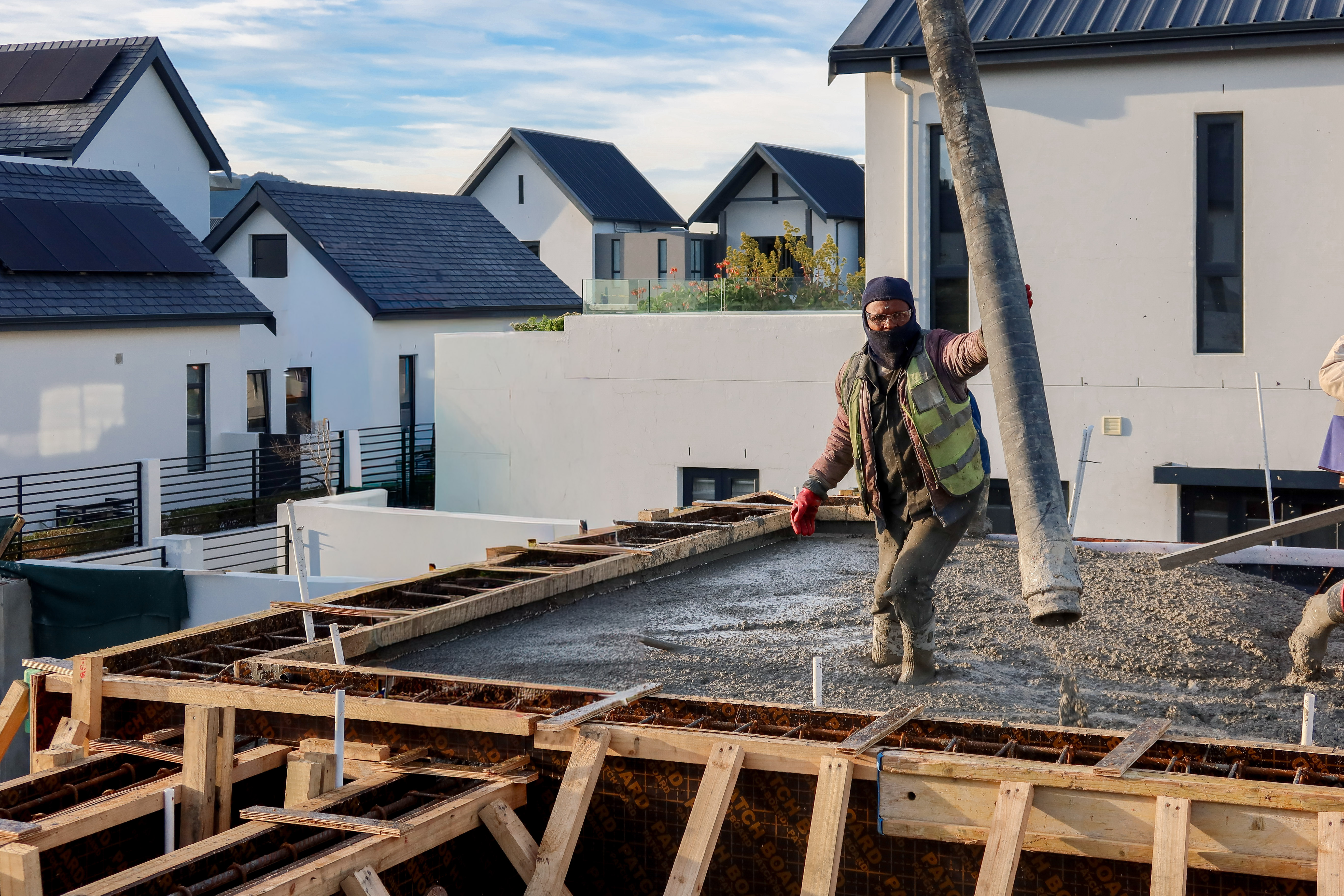 Concrete placing and finishing