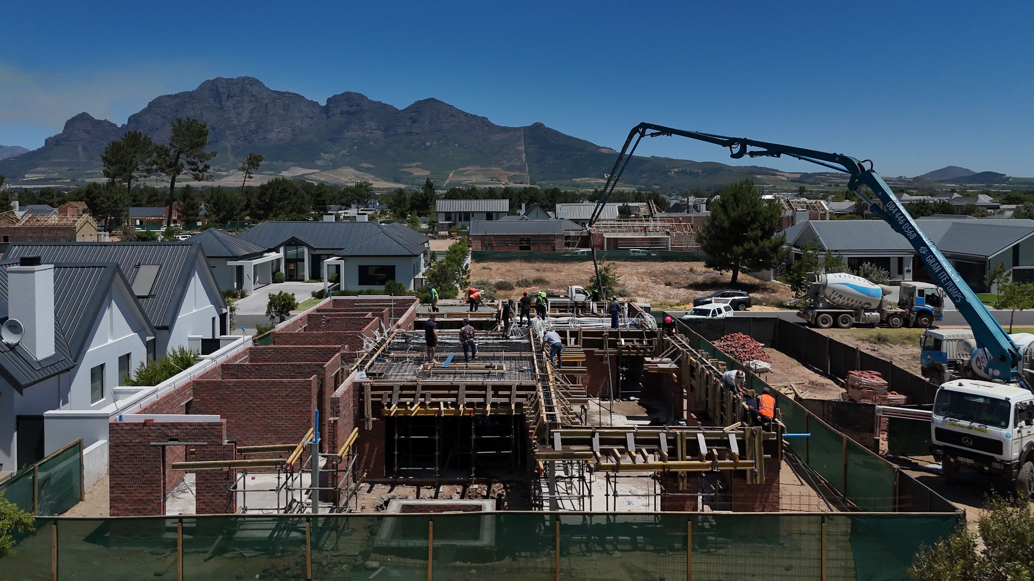 MS International construction services project site