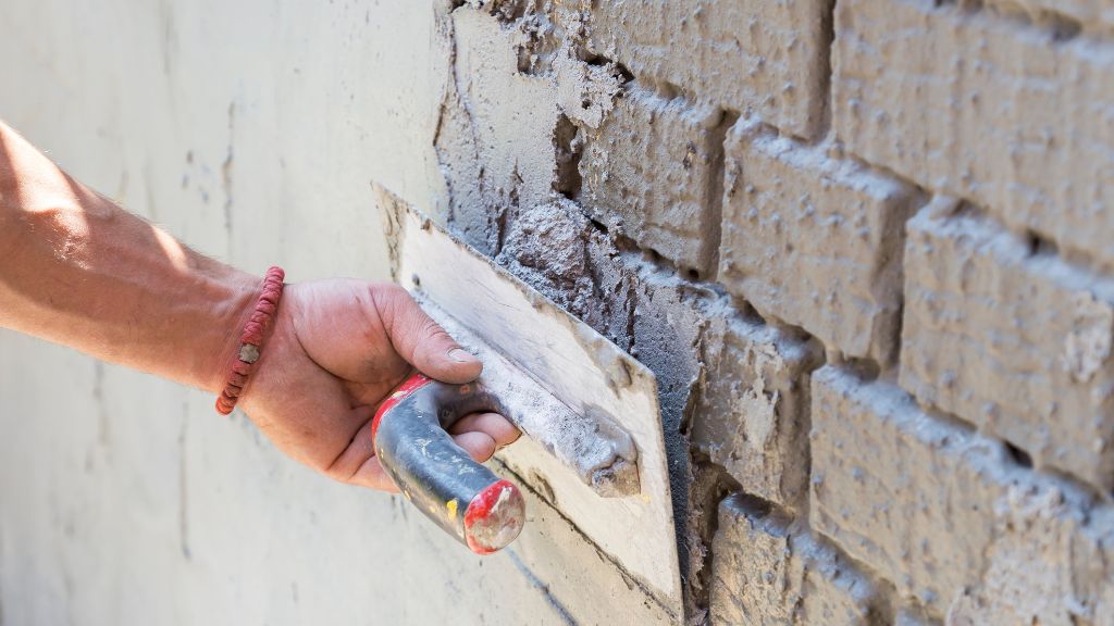 Brickwork, plastering and painting